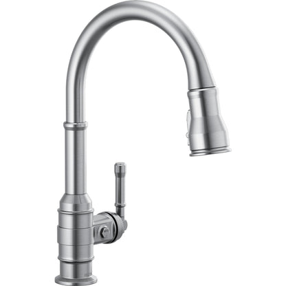 Delta Broderick Single Handle Pull-Down Kitchen Faucet - 9190