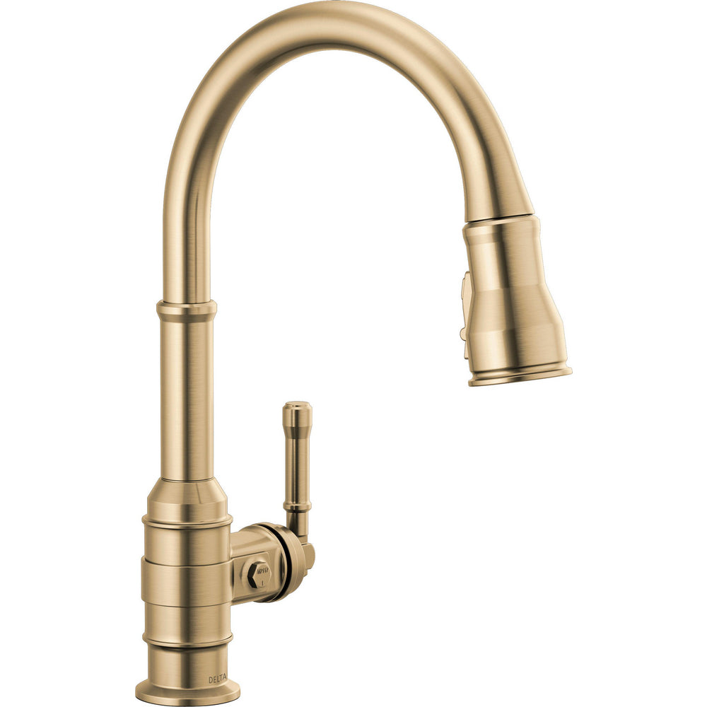 Delta Broderick Single Handle Pull-Down Kitchen Faucet - 9190