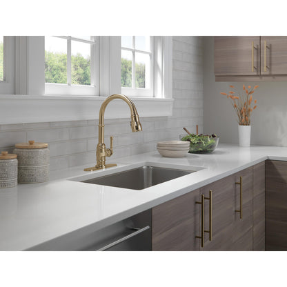 Delta Broderick Single Handle Pull-Down Kitchen Faucet - 9190