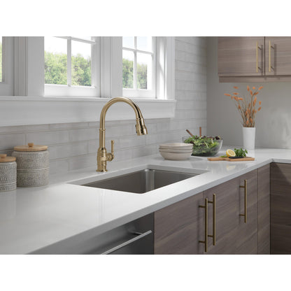 Delta Broderick Single Handle Pull-Down Kitchen Faucet - 9190