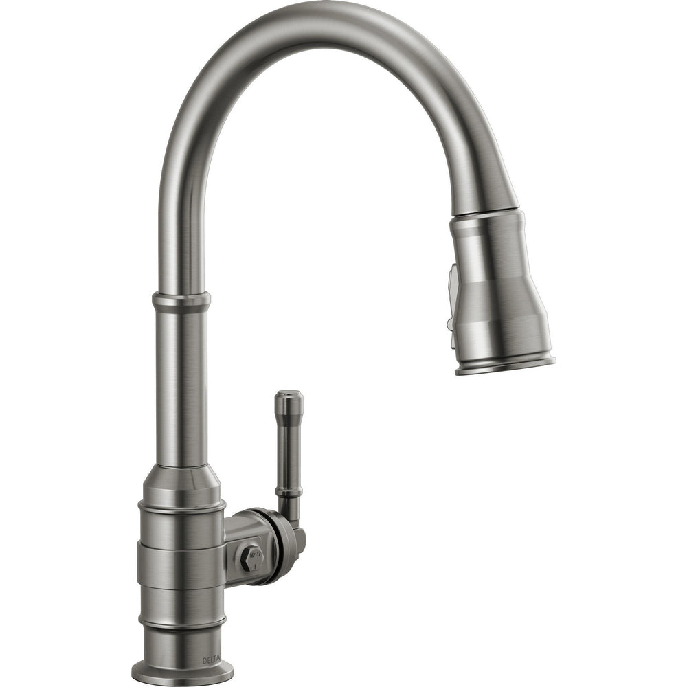 Delta Broderick Single Handle Pull-Down Kitchen Faucet - 9190