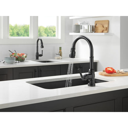 Delta Broderick Single Handle Pull-Down Bar/Prep Faucet - 9990