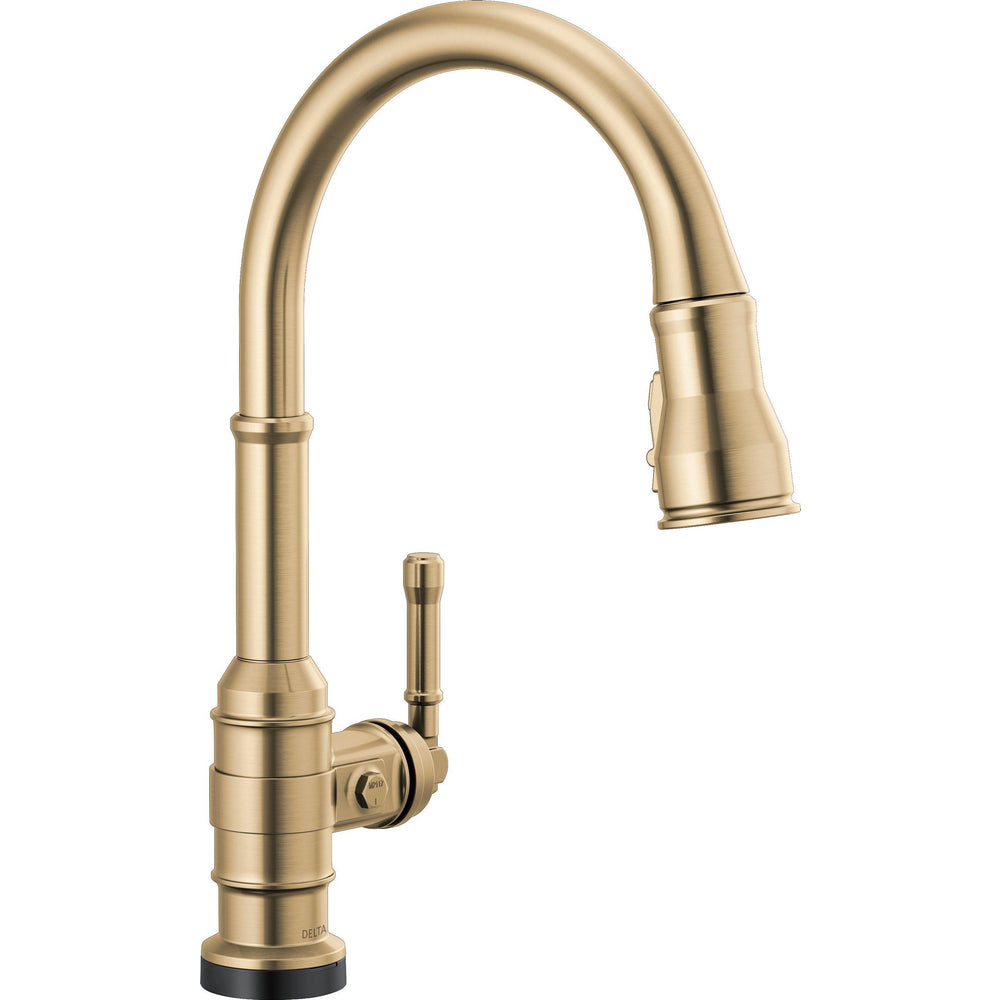 Delta Broderick Single Handle Pull-Down Kitchen Faucet With Touch2O Technology - 9190T