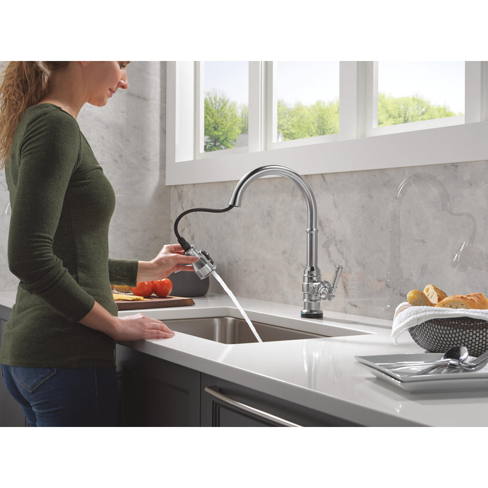 Delta Broderick Touchless Pulldown Kitchen Faucet - 9190TL