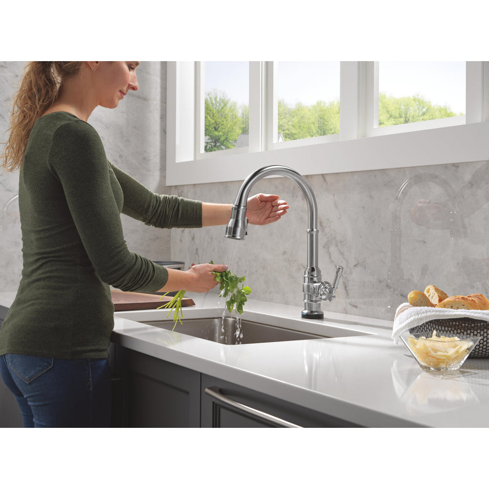 Delta Broderick Touchless Pulldown Kitchen Faucet - 9190TL