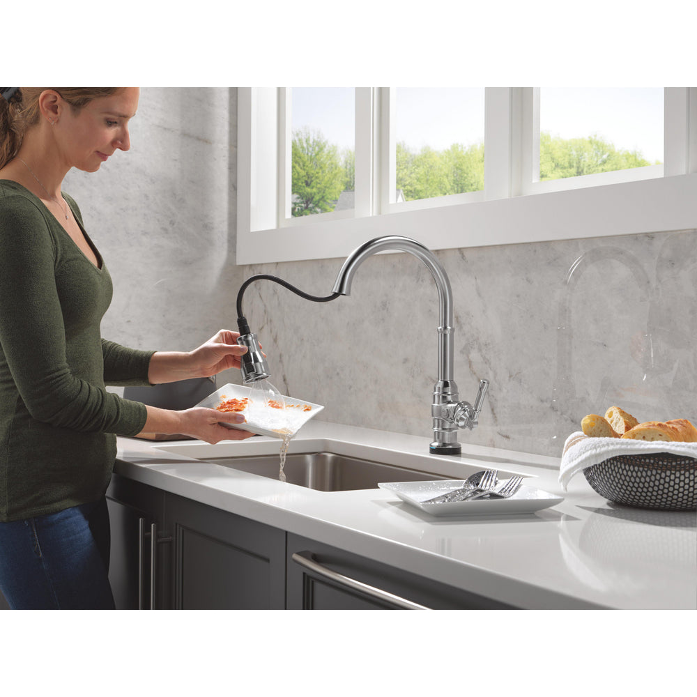 Delta Broderick Touchless Pulldown Kitchen Faucet - 9190TL