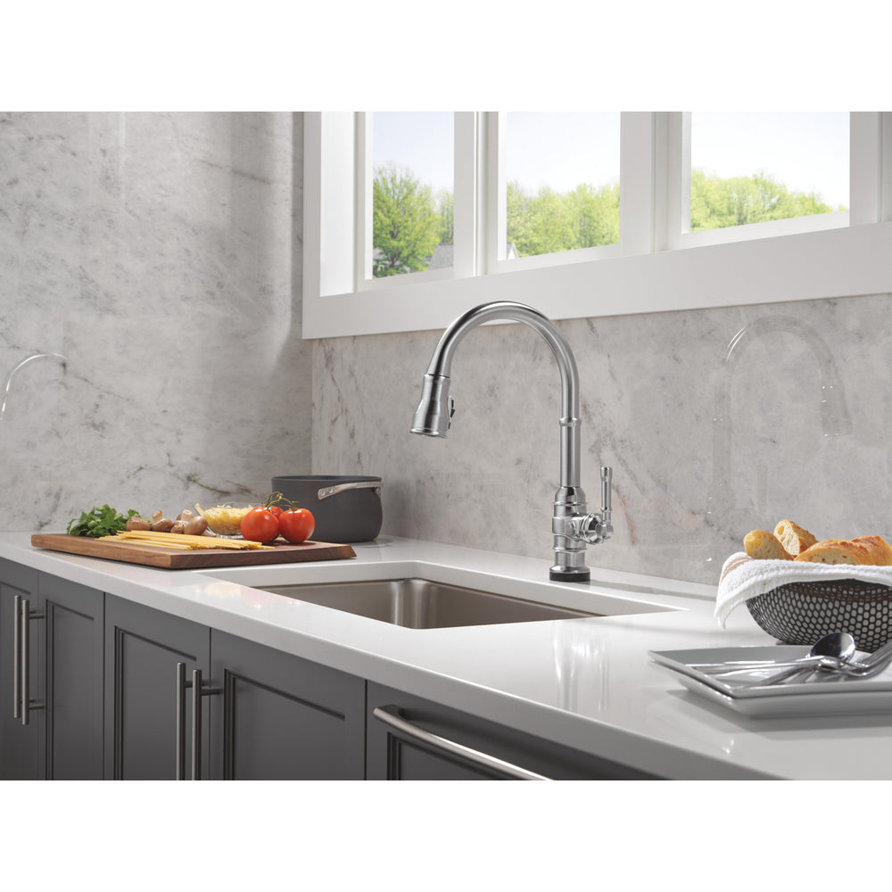 Delta Broderick Touchless Pulldown Kitchen Faucet - 9190TL