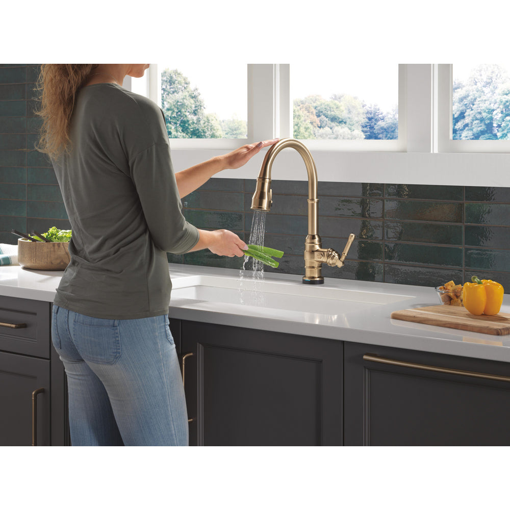 Delta Broderick Touchless Pulldown Kitchen Faucet - 9190TL