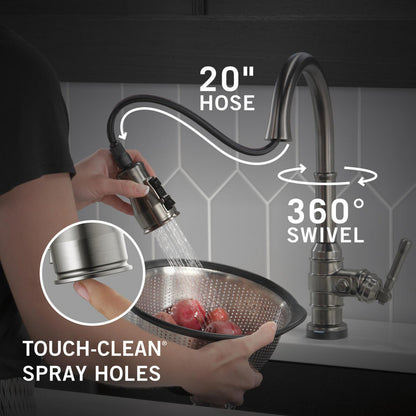 Delta Broderick Touchless Pulldown Kitchen Faucet - 9190TL