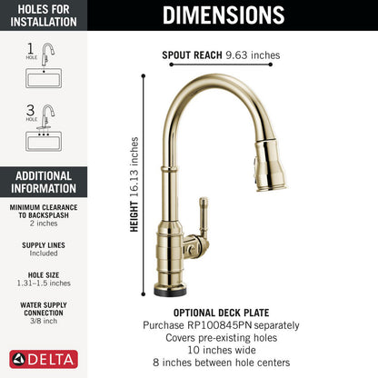 9190TL Broderick Polished Nickel