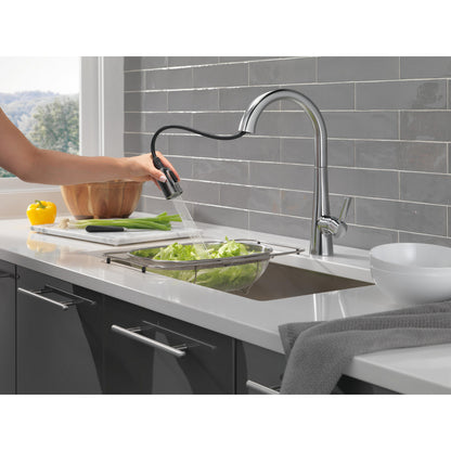 Delta Monrovia Single Handle Pull-Down Kitchen Faucet - 9191