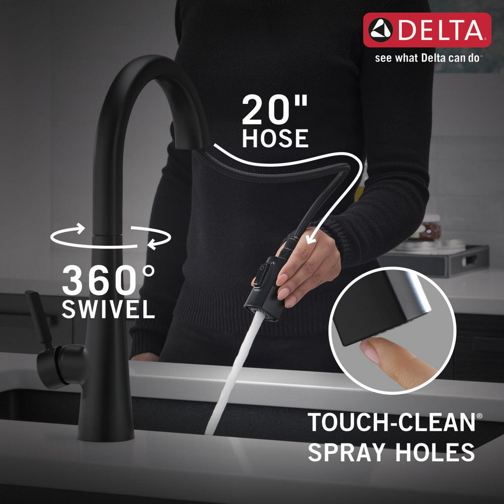 Delta Monrovia Single Handle Pull-Down Kitchen Faucet - 9191