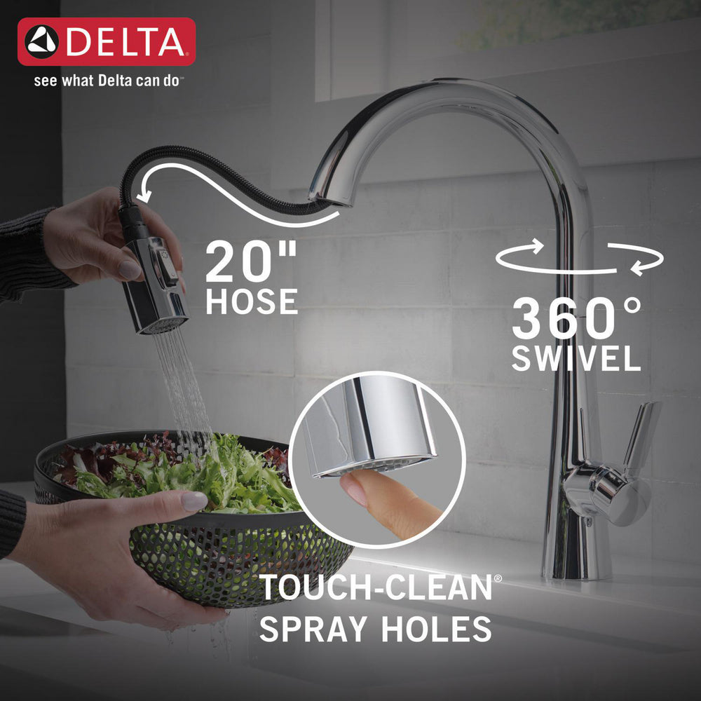 Delta Monrovia Single Handle Pull-Down Kitchen Faucet - 9191