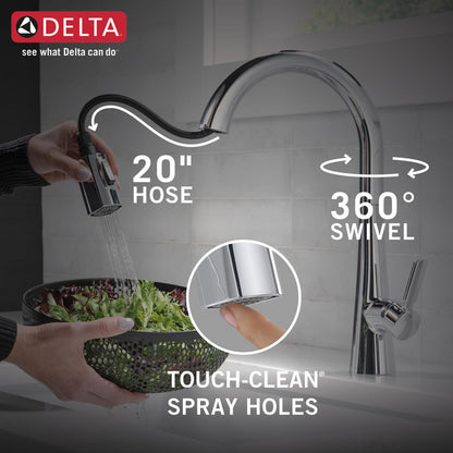 Delta Monrovia Single Handle Pull-Down Kitchen Faucet - 9191