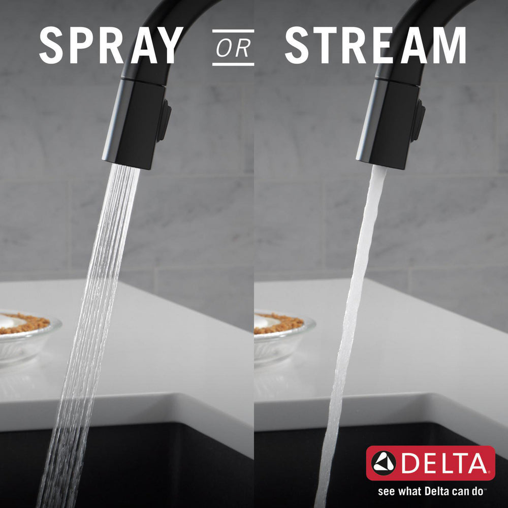 Delta Monrovia Single Handle Pull-Down Kitchen Faucet With Touch2O Technology - 9191T