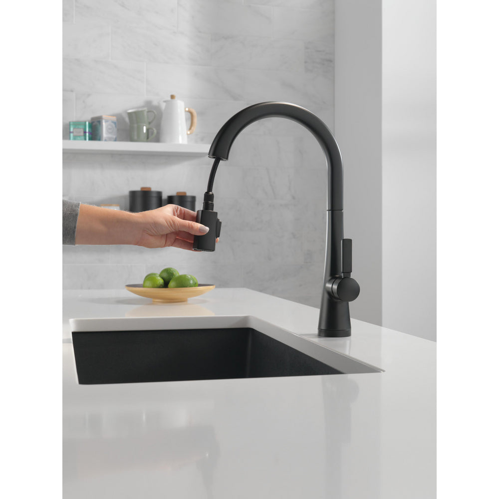 Delta Monrovia Single Handle Pull-Down Kitchen Faucet With Touch2O Technology - 9191T