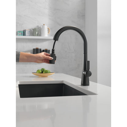 Delta Monrovia Single Handle Pull-Down Kitchen Faucet With Touch2O Technology - 9191T