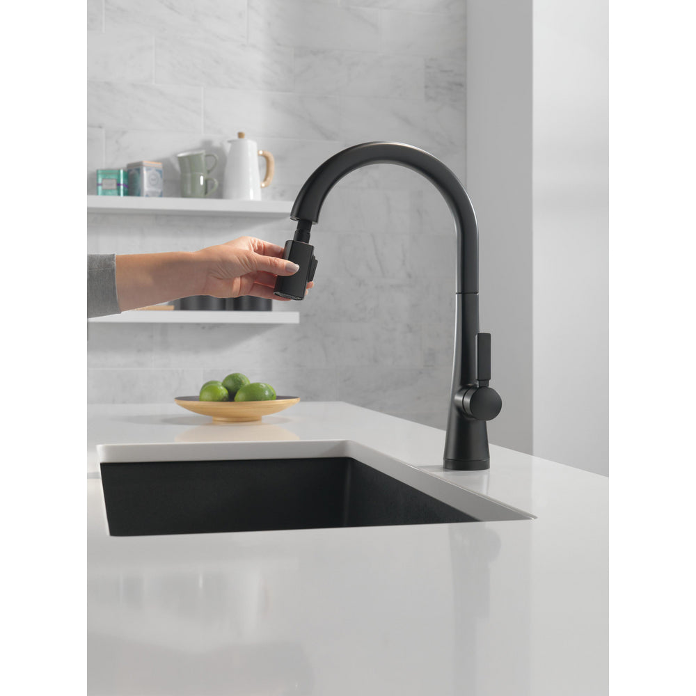 Delta Monrovia Single Handle Pull-Down Kitchen Faucet With Touch2O Technology - 9191T