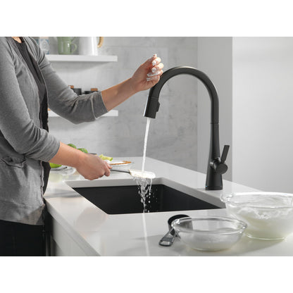 Delta Monrovia Single Handle Pull-Down Kitchen Faucet With Touch2O Technology - 9191T