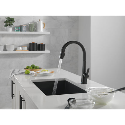 Delta Monrovia Single Handle Pull-Down Kitchen Faucet With Touch2O Technology - 9191T