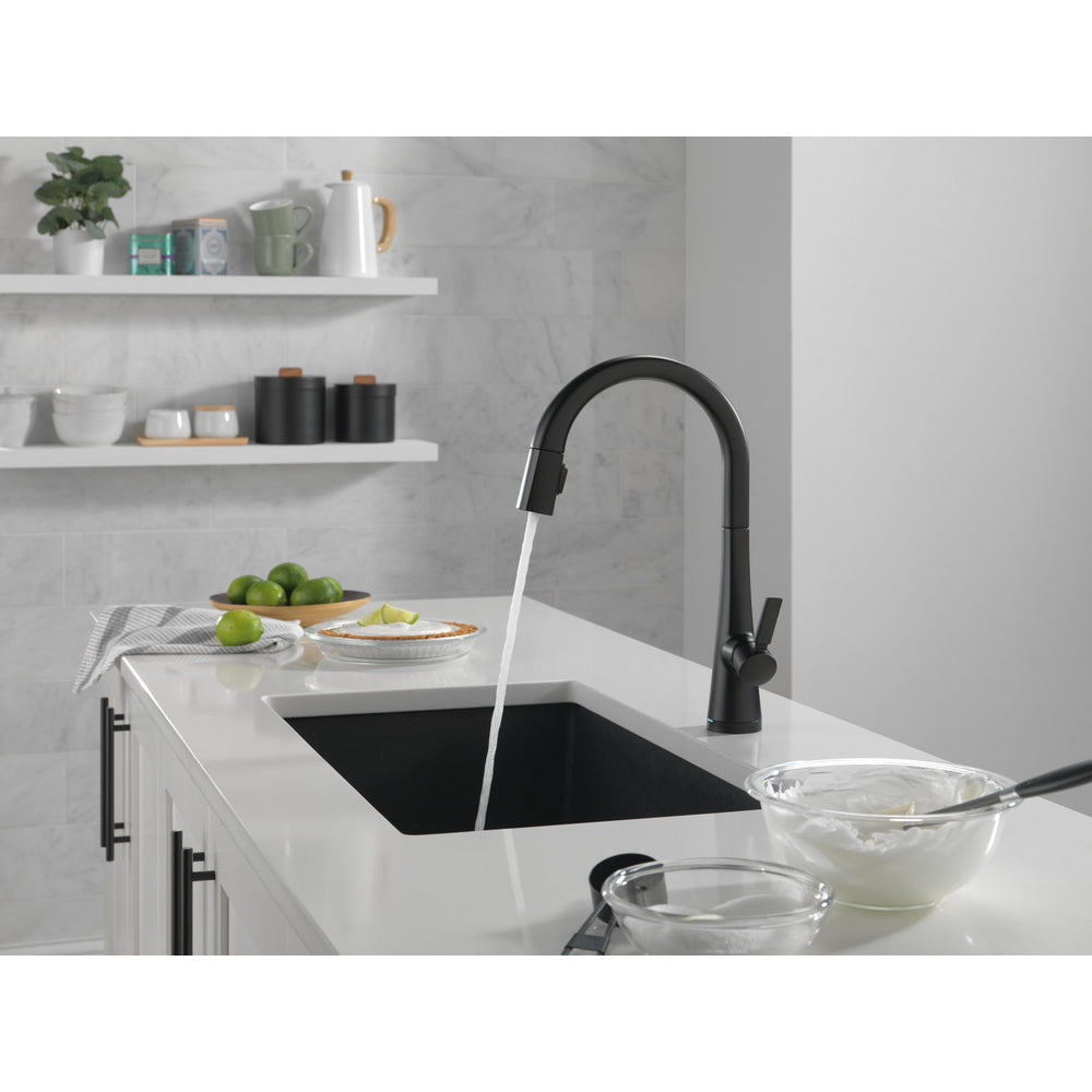 Delta Monrovia Single Handle Pull-Down Kitchen Faucet With Touch2O Technology - 9191T