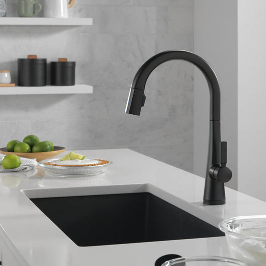 Delta Monrovia Single Handle Pull-Down Kitchen Faucet With Touch2O Technology - 9191T