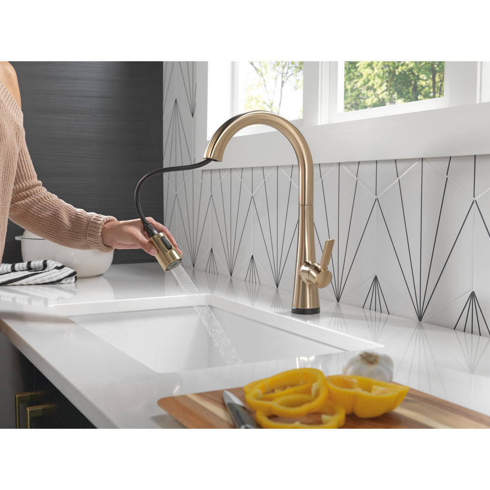 Delta Monrovia Single Handle Pull-Down Kitchen Faucet With Touch2O Technology - 9191T