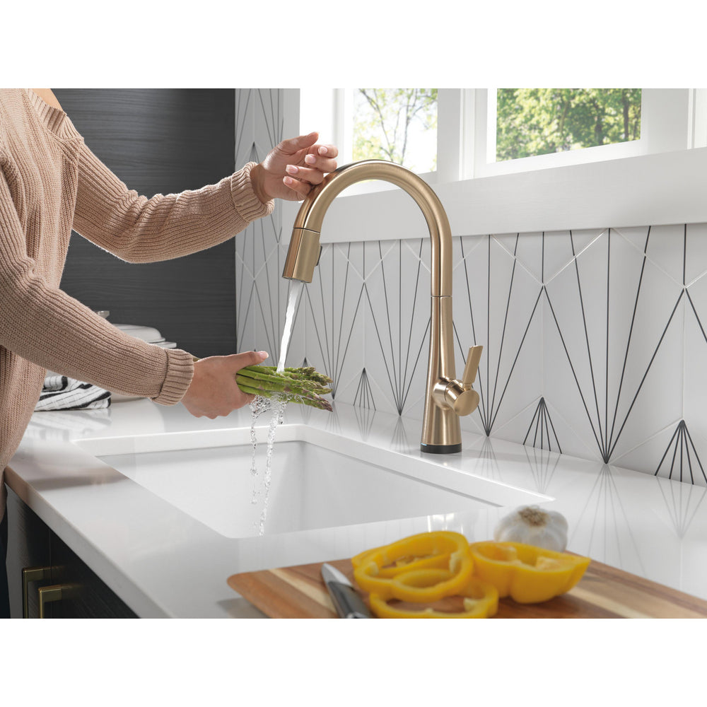 Delta Monrovia Single Handle Pull-Down Kitchen Faucet With Touch2O Technology - 9191T