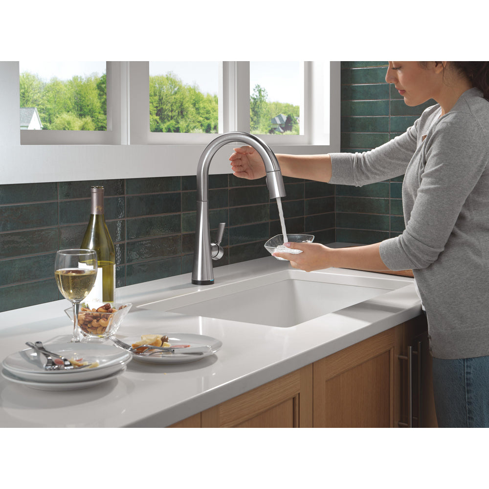 Delta Monrovia Pulldown Touchless Kitchen Faucet – 9191TL