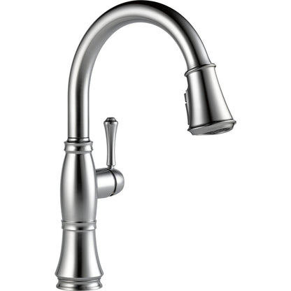 Delta Cassidy Single Handle Pull-Down Kitchen Faucet with ShieldSpray Technology - 9197