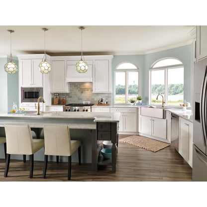 Delta Cassidy Single Handle Pull-Down Kitchen Faucet with Touch2O and ShieldSpray Technologies - 9197T