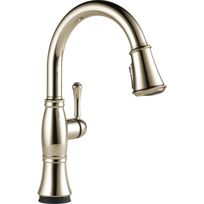 Delta Cassidy Single Handle Pull-Down Kitchen Faucet with Touch2O and ShieldSpray Technologies - 9197T