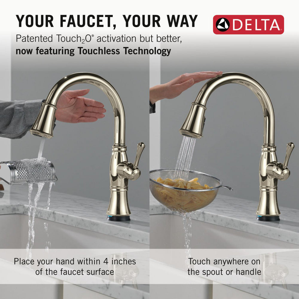 Delta Cassidy Touchless Kitchen Pulldown Faucet – 9197TL