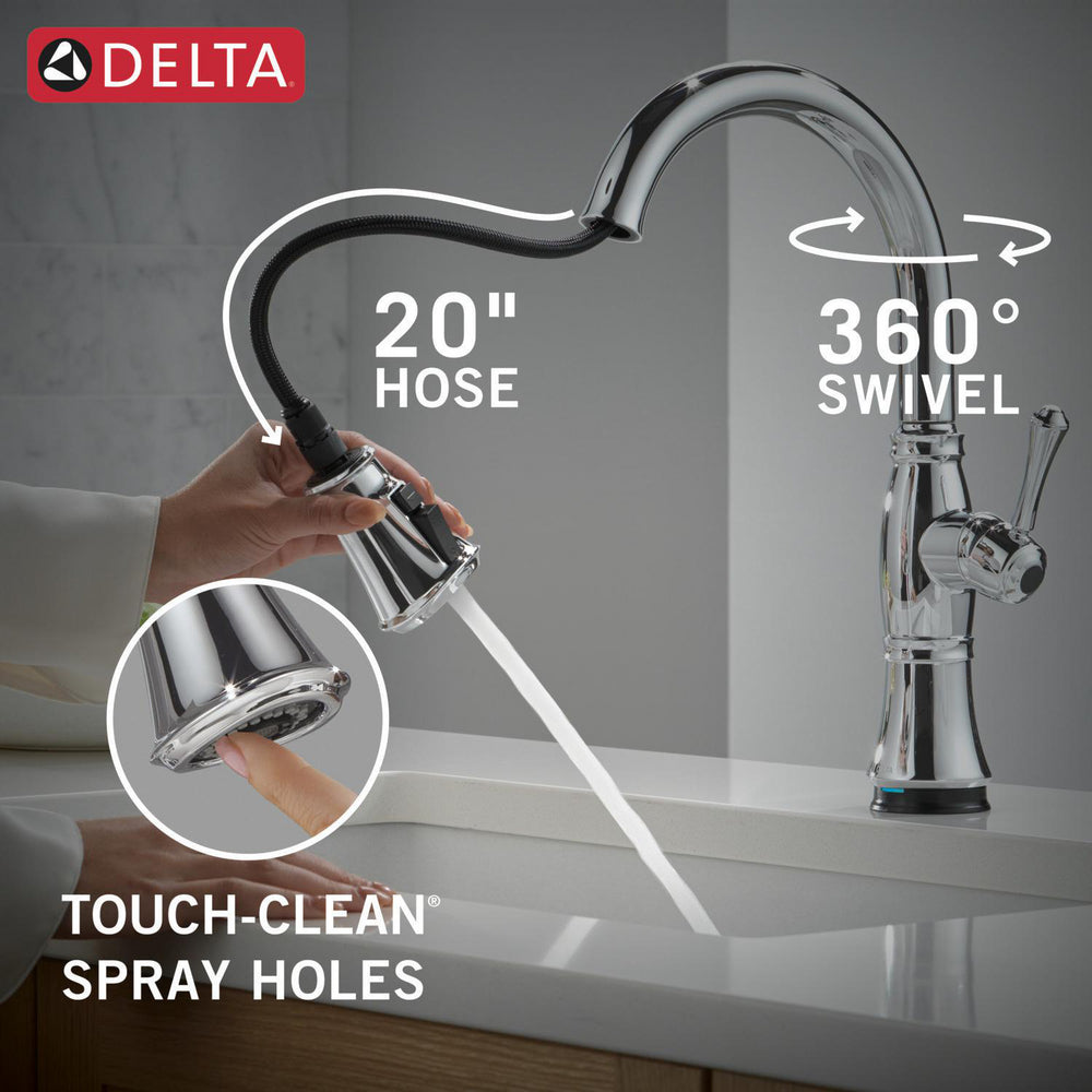 Delta Cassidy Touchless Kitchen Pulldown Faucet – 9197TL