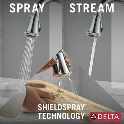 Delta Cassidy Touchless Kitchen Pulldown Faucet – 9197TL