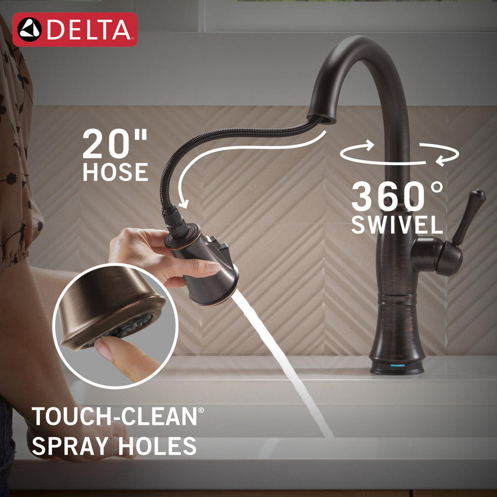 Delta Cassidy Touchless Kitchen Pulldown Faucet – 9197TL