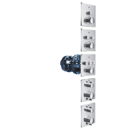 Grohe Grohtherm Dual Function 2-Handle Thermostatic Valve Trim - 24111