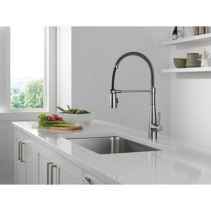 Delta Essa Single-Handle Pull-Down Spring Kitchen Faucet - 9613