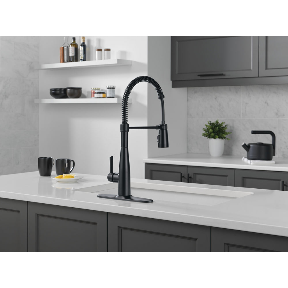 Delta Essa Single-Handle Pull-Down Spring Kitchen Faucet - 9613