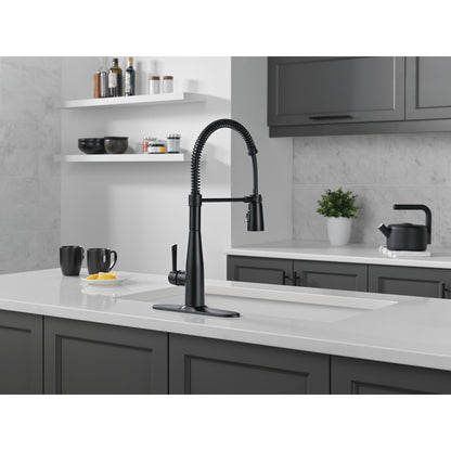 Delta Essa Single-Handle Pull-Down Spring Kitchen Faucet - 9613