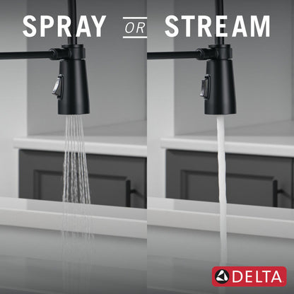 Delta Essa Single-Handle Pull-Down Spring Kitchen Faucet - 9613