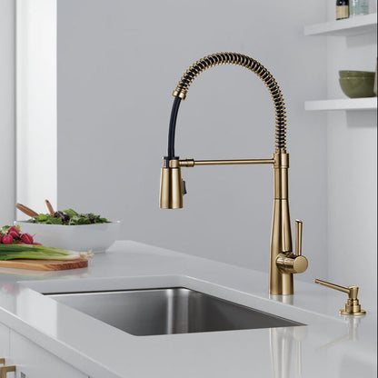 Delta Essa Single-Handle Pull-Down Spring Kitchen Faucet - 9613