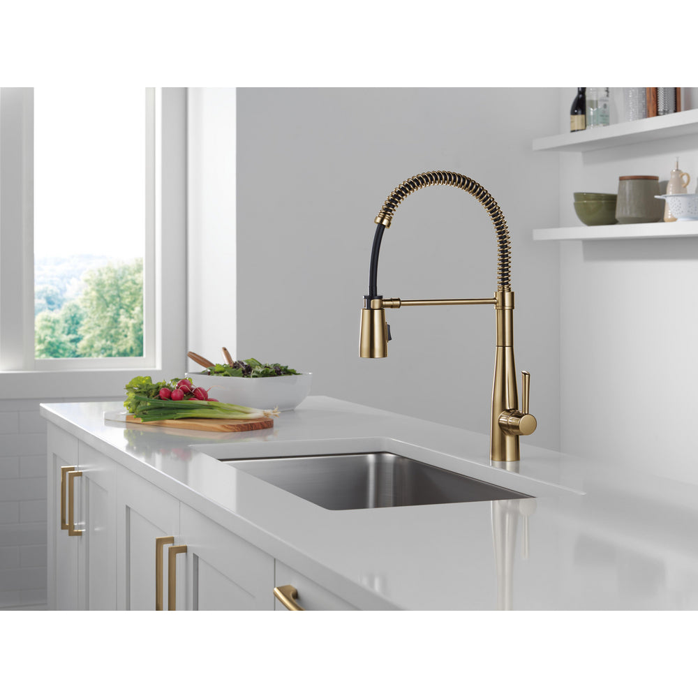 Delta Essa Single-Handle Pull-Down Spring Kitchen Faucet - 9613