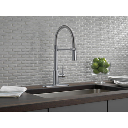Delta Trinsic Single-Handle Pull-Down Spring Kitchen Faucet - 9659