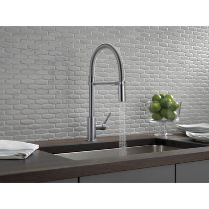 Delta Trinsic Single-Handle Pull-Down Spring Kitchen Faucet - 9659