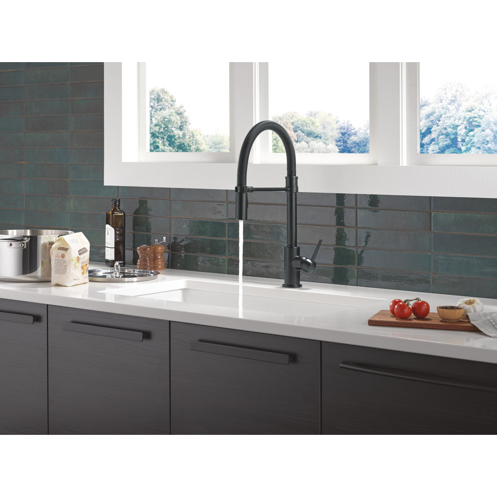 Delta Trinsic Single-Handle Pull-Down Spring Kitchen Faucet - 9659