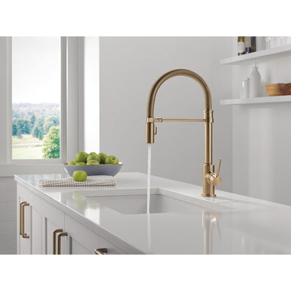 Delta Trinsic Single-Handle Pull-Down Spring Kitchen Faucet - 9659