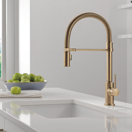 Delta Trinsic Single-Handle Pull-Down Spring Kitchen Faucet - 9659