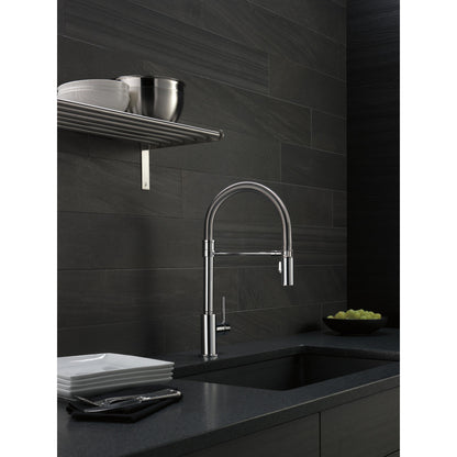 Delta Trinsic Single-Handle Pull-Down Spring Kitchen Faucet - 9659