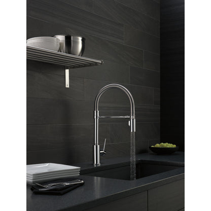 Delta Trinsic Single-Handle Pull-Down Spring Kitchen Faucet - 9659